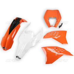 Komplet plastików ktm exc/exc-f '11 kolor oem '11 (kt520e999w)
