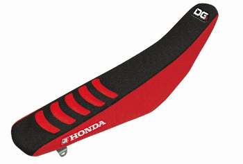Pokrowiec/poszycie na siedzenie honda crf 250r '18-'21, crf450r '17-'20,crf 450x '17-22 double grip 3, kolor czarny/czerwony
