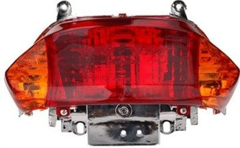 Lampa tył skuter koło 10" Żółte Kierunkowskazy