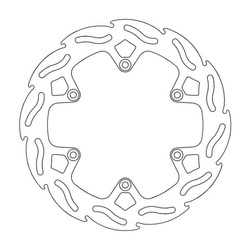 Tarcza hamulcowa tył factory ktm, husaberg  220 mm -  4,4mm grubości (ng141; ng129)