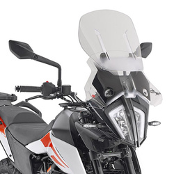 Szyba ktm 390 adventure (20), 790 adventure / r (19-20) regulowana przezroczysta