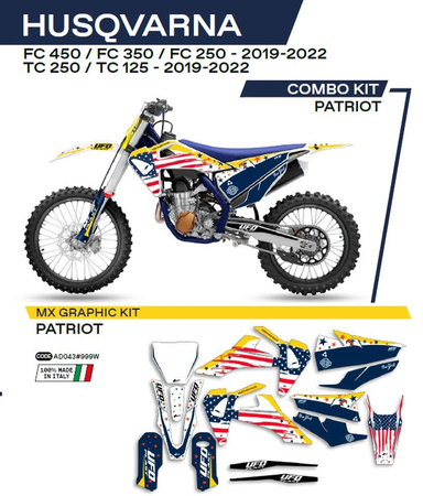 Komplet naklejek (oklein) husqvarna tc 125/250 '19-'22