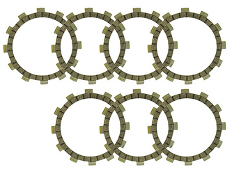 Psychic tarcze sprzęgłowe yamaha wr 250r/x '08-'15' yz 125 '91-'92, wr 250r/x '08-'15 (f2815) (ebs2319)