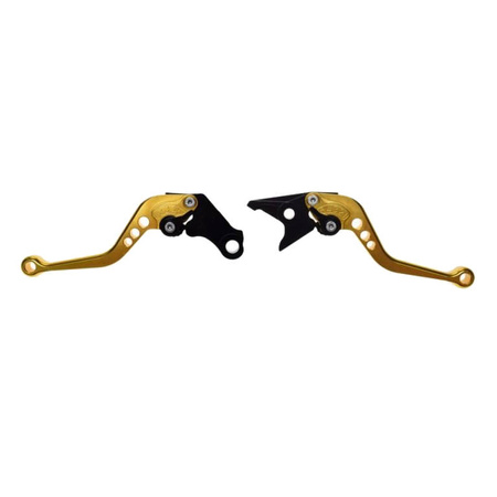 Dźwignia hamulca i sprzęgła do Honda złota komplet
