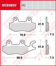 Klocki hamulcowe kh197 kawasaki 250 r ninja / 400 ninja 18-19, z 400 19-, przód (promocja)