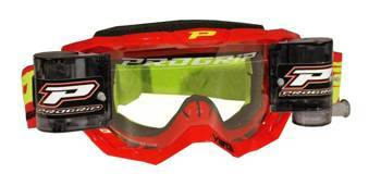 Gogle pg3303 roll off kolor czerwony (gogle pg3303 z szybką pg3315 i systemem roll off) (3303-107 ro)