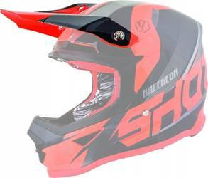 Części daszek (peak) do kasku furiouultimate black/neon orange kolor czarny/pomarańczowy fluo