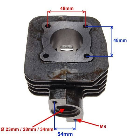 Cylinder 50cm skuter Peugeot Ludix Speedfight 3