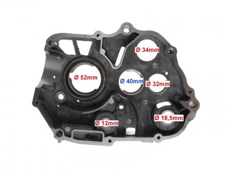 Karter silnika PRAWY 139Fmb 4T 50 Łożysko Kulkowe