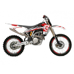 KOMPLET NAKLEJEK (OKLEIN) HUSQVARNA TE/TC 250/450/510 '05-'07 DREAM 5 KOLOR CZERWONY BIAŁY