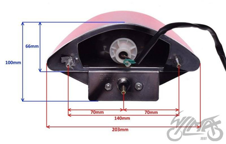 LAMPA TYLNA DO SKUTERA KEEWAY FOCUS CPI OLIVER