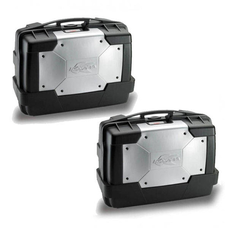 kufry boczne 46l monokey kgr garda (para = 2szt) + dodatkowy zamek