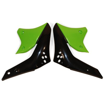 Osłony chłodnicy kawasaki kxf 250 '06 kolor czarny/zielony