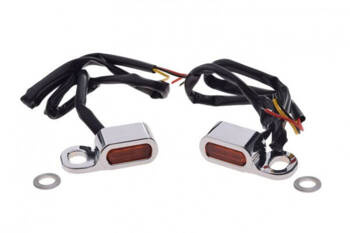 Kierunkowskaz przód para Harley chrom