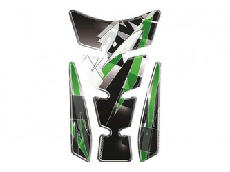 Tankpad Puig Wings, Wzór Kawasaki Czarny