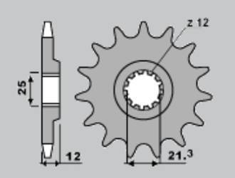 Zębatka przednia 2092 14 vor 450/530/570 '02-