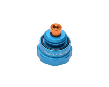 Korek wlewu oleju z termometrem do Yamaha niebieski