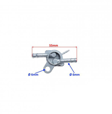 Kranik paliwa przelotowy do ATV