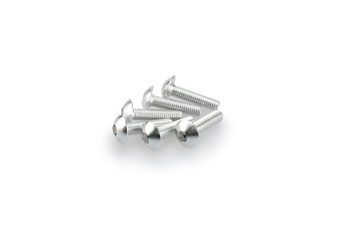 Śruby z anodyzowanego aluminium blister 6 śrub imbusowych m5x15mm srebrne