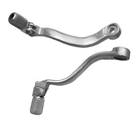 Dźwignia zmiany biegów ktm sx/exc125 '98-15,sx/exc 250 '01-04,sxf350 '11-15,sxf450 '07-12,sxf250 '13-15 (alu) srebrna końcówka stalowa