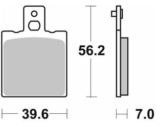 KLOCKI HAMULCOWE NOWOŚĆ KH047 / KH47 OFF-ROAD SINTER KOLOR ZŁOTY