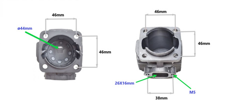 Cylinder Aluminiowy Power Force Pocket Bike