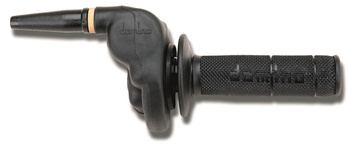 DOMINO ROLGAZ KOMPLETNY 2T UNIWERSALNY Z OSŁONĄ I MANETKAMI (GRIPAMI - 1150) KOLOR CZARNY