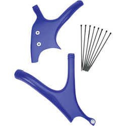 Osłony ramy yamaha yz 125/250 '02-'04 kolor niebieski