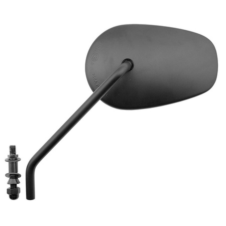 Lusterko lewe, średnica gwintu 10mm, strona prawa, kolor czarny harley davidson flewy fld, flh, flhprawy flhr, flhrc, flhrci, flhri, flhrs, flhrse3, flhrse4 125-1803 1940-2016 (e947i)