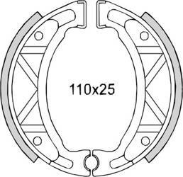 Szczęki hamulcowe sh503 (ft 01205)