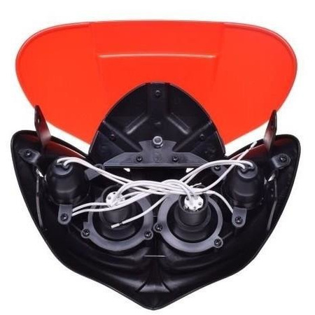 Owiewka z 4 halogenami do motocykla czerwona