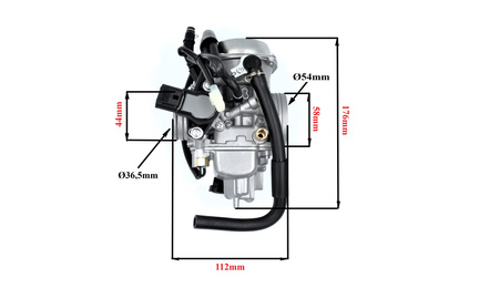 Gaźnik Power Force Honda Foreman 500 Trx500fe Trx500fm 05-11 Gzc000066