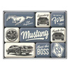 Magnes zestaw 9 szt Ford Mustang Boss