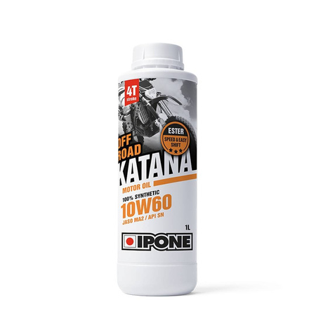 Ipone katana off road 10w60 olej silnikowy 100% syntetyk 1l (ester, ma2) (akc) (15)