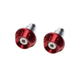 Końcówki kierownicy czerwone