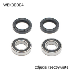 Łożyska koła przedniego z uszczelniaczami honda cr125/250 95-07, crf250r 04-19, crf450r 02-19, ktm sx125/200/250 00-02 (25-1081)=wbk60014