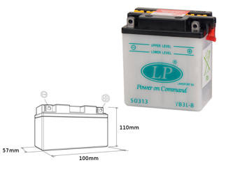 Landport akumulator yb3l-b 12v 3ah 99x57x111 obsługowy - bez elektrolitu (10)