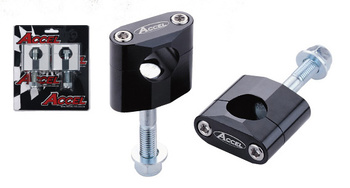 mocowanie/podwyżki kierownicy (28,6mm) wys. 34mm ze śrubą m12 kolor czarny (bm-02bk28)