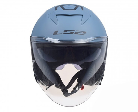 Kask otwarty LS2 OF618 VERSO II SOLID MISTY BLUE