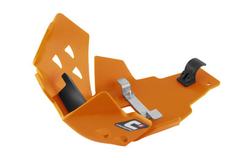 Osłona silnika z tworzywa dtc enduro model 'ec dtc' pasuje do: ktm xc250/300/sx250 '12-'15, exc250/300 '14-16, kolor pomarańczowy