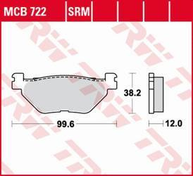 Klocki hamulcowe kh319 sinter yamaha xp 500/530 t-max '01-'18, tdm 900 '02-'14, xv/xvs 950 '09-'18, xt 1200z tenere '11-'18, f1300 '03-'21,