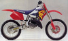 Pokrowiec/poszycie na siedzenie honda cr 125 '93-'97, cr 250 92-'96, replica oem honda '95, kolor niebieski, logo honda