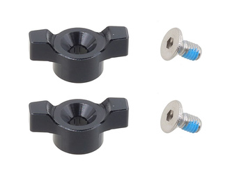 ZESTAW ŚRUB DO REGULACJI ZAWIESZENIA PRZEDNIEGO KTM SX / XC / XC-W / EXC / EXC-F / SX-F / SMR 125 / 150 / 250 / 300 / 350 / 450 / 500 '21-'24, HUSQVARNA TC / TE / FC / FE / 125 / 150 / 250 / 350 / 450 '20-'24, FE501S '24, KOLOR CZARNY