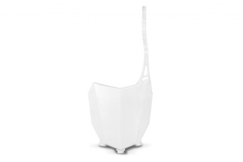 Tablica na nr startowy honda crf 110f '19-21, kolor biały