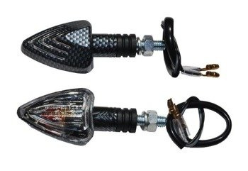 KIERUNKOWSKAZ MOTOCYKLOWY Z HOMOLOGACJĄ CARBON 21W 12V