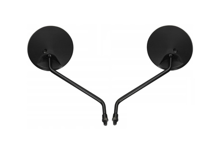 Komplet Lusterek Okrągłych 10mm 2xprawy Gwint