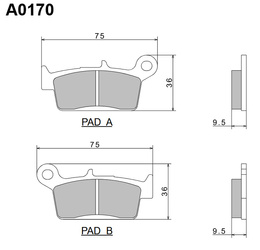 NISSIN KLOCKI HAMULCOWE KH131 PREMIUM SEMI-METALLIC (SPIEK METALICZNY) (ECE R90) (MADE IN JAPAN) (2P-219NS)