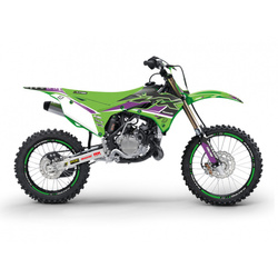 KOMPLET NAKLEJEK (OKLEIN) KAWASAKI KX 85 '22-'23 DREAM 5 KOLOR ZIELONY CZARNY