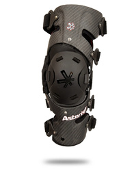 ASTERISK ORTEZY STAWU KOLANOWEGO (PARA) MODEL CARBON CELL 1.2 PRO KOLOR CZARNY/CARBON ROZMIAR M