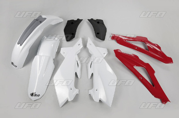 Komplet plastików husqvarna cr 250 2t '09-'13 kolor oem (biały/czerwony/czarny) (hu608e999)
